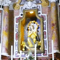 P1190712   S. Maria  Immacolata della Pieve, statua lignea cinquecentesca.